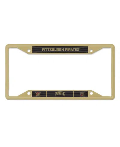 Wincraft Pittsburgh Pirates 2026 City Connect Laser Cut Metal License Plate Frame In Transparent