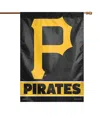 Wincraft Pittsburgh Pirates 28" X 40" Primary Logo Single-sided Vertical Banner In Black,yellow