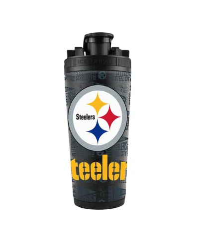 Wincraft Pittsburgh Steelers 26oz. 4d Stainless Steel Ice Shaker Bottle In No Color