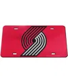 Wincraft Portland Trail Blazers Crystal Mirror Team Logo License Plate In Multi