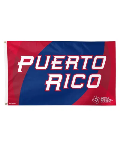 Wincraft Puerto Rico Baseball 2026 World Baseball Classic 3' X 5' Single-sided Deluxe Flag In Red