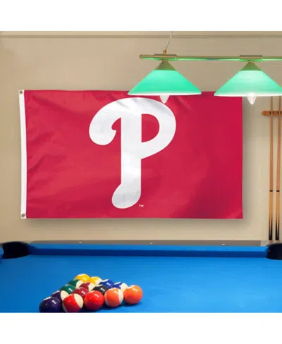Wincraft Red Philadelphia Phillies Deluxe 3' X 5' Flag In No Color