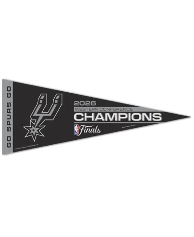 Wincraft San Antonio Spurs 2026 Nba Western Conference Champions 12" X 30" Premium Pennant In No Color