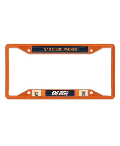 Wincraft San Diego Padres 2026 City Connect Laser Cut Metal License Plate Frame In No Color