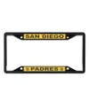 Wincraft San Diego Padres Chrome Color License Plate Frame In Black