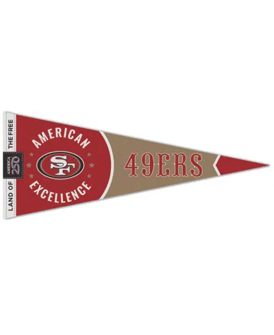 Wincraft San Francisco 49ers 12" X 30" America 250 Premium Pennant In Multi
