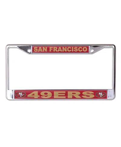 Wincraft San Francisco 49ers Team Logo S/l Metal License Plate Frame In Multi