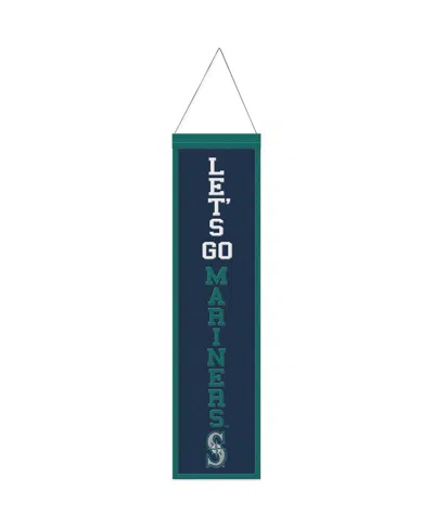 Wincraft Seattle Mariners 8" X 32" Slogan Wool Banner In Multi