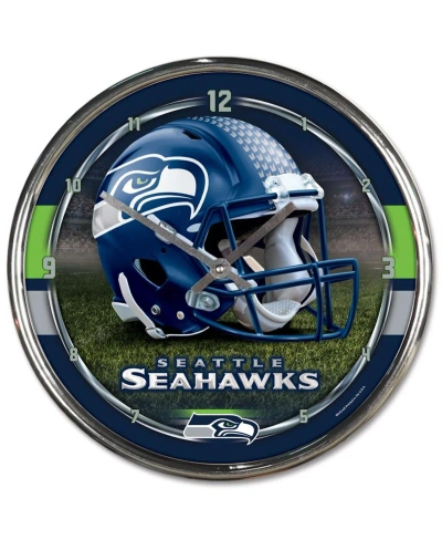 Wincraft Seattle Seahawks Chrome Wall Clock In Multi