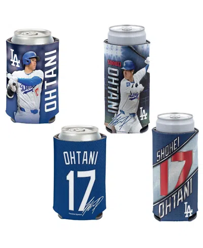 Wincraft Shohei Ohtani Los Angeles Dodgers Slim 12 Oz. Can Cooler Four Pack In No Color