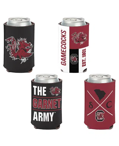 Wincraft South Carolina Gamecocks 4-pack 12oz. Can Cooler Set In Burgundy