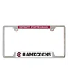 Wincraft South Carolina Gamecocks License Plate Frame In Silver