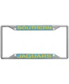 Wincraft Southern University Jaguars Printed Metal License Plate Frame In Gray