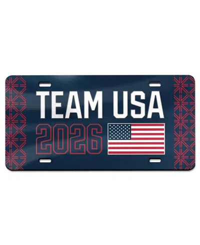 Wincraft Team Usa 2026 Winter Olympics Acrylic License Plate In Transparent