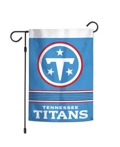 Wincraft Tennessee Titans 12" X 18" Stripes Double-sided Garden Flag In Transparent