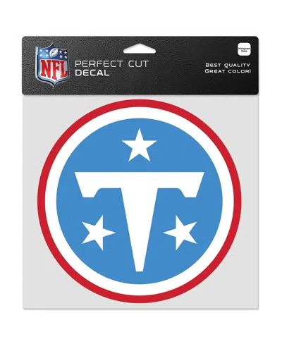 Wincraft Tennessee Titans 8" X 8" Primary Team Logo Perfect Cut Decal In Multi