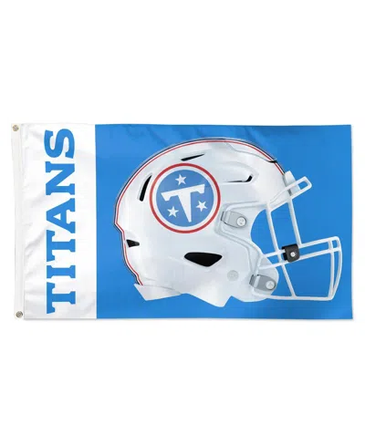 Wincraft Tennessee Titans Single-sided Deluxe 3' X 5' Helmet Flag In Blue