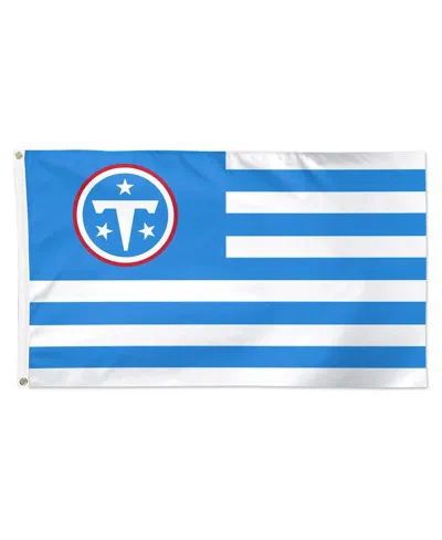 Wincraft Tennessee Titans Single-sided Deluxe 3' X 5' Patriotic Flag In Transparent