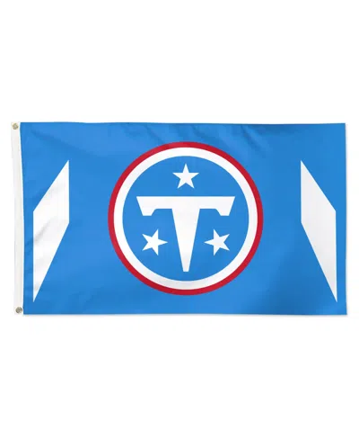Wincraft Tennessee Titans Single-sided Deluxe 3' X 5' Vertical Stripe Flag In Transparent