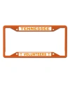 WINCRAFT TENNESSEE VOLUNTEERS CHROME COLORED LICENSE PLATE FRAME