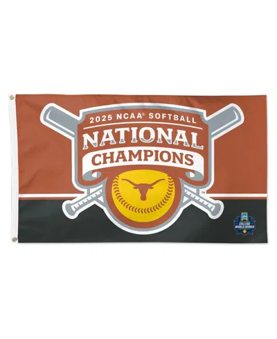 Wincraft Texas Longhorns 2025 Ncaa Softball Women's College World Series Champions 3' X 5' Single-sided Delux In White