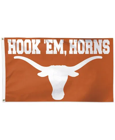 Wincraft Texas Longhorns 3' X 5' Hook 'em One-sided Flag In Brown