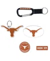 Wincraft Texas Longhorns 5-pack Key Ring And Fridge Magnet Set In Transparent