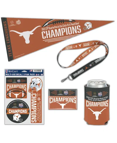 Wincraft Texas Longhorns College Football Playoff 2025 Peach Bowl Champions Fan Pack Five-piece In No Color