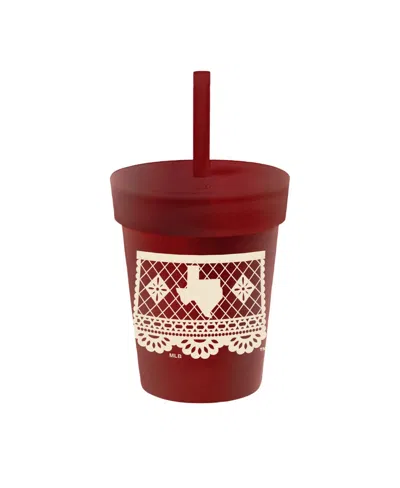 Wincraft Texas Rangers 2026 City Connect 8oz. Silicone Tumbler With Lid Straw In Transparent
