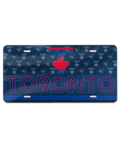 Wincraft Toronto Blue Jays 2024 City Connect Laser Cut Acrylic License Plate In No Color