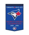 Wincraft Toronto Blue Jays 24" X 38" Championship Banner In Blue