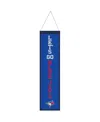 Wincraft Toronto Blue Jays 8" X 32" Slogan Wool Banner In Blue