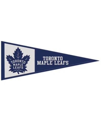 Wincraft Toronto Maple Leafs 13" X 32" Wool Primary Logo Pennant In Navy