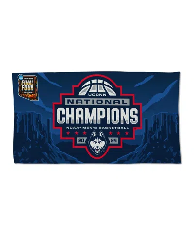 Wincraft Uconn Huskies 2024 Ncaa Men's Basketball National Champions Locker Room 22'' X 42'' On-court Double- In No Color