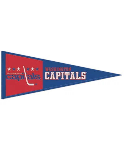 Wincraft Washington Capitals 13" X 32" Retro Logo Pennant In Blue,red