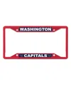 Wincraft Washington Capitals Chrome Colored License Plate Frame In Multi