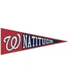 Wincraft Washington Nationals 13" X 32" Slogan Pennant In Red