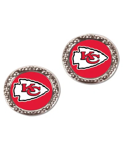 Wincraft Women's Kansas City Chiefs Round Post Earrings In No Color