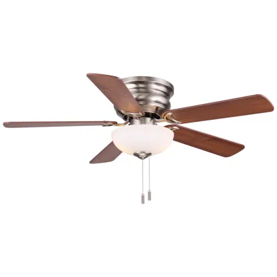 Wind River 44" Frisco Nickel Led Ceiling Fan With Medium Maple Blades