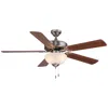 Wind River 52"  Dalton Nickel Indoor Pull-chain Led Ceiling Fan