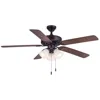 Wind River 52"  Dalton Oiled Bronze Indoor Pull-chain Led Ceiling Fan