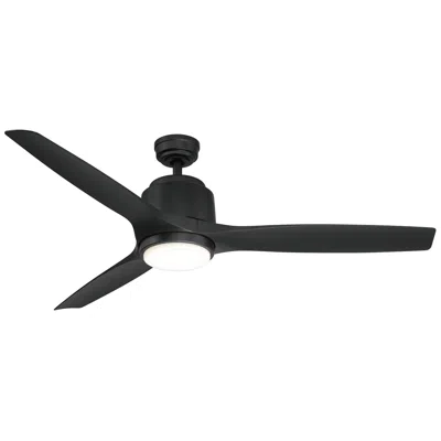 Wind River 56" Sora Matte Black Led Ceiling Fan