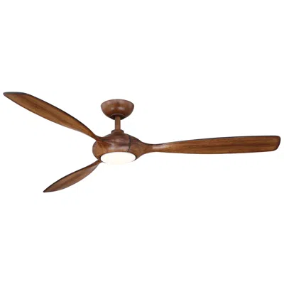 Wind River 60"  Elan Walnut Indoor Led Ceiling Fan With Remote