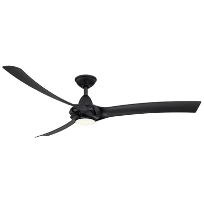 Wind River 62"  Droid Xl Matte Black Indoor Led Ceiling Fan With Remote