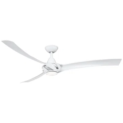 Wind River 62"  Droid Xl White Indoor Led Ceiling Fan With Remote