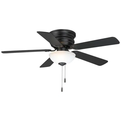 Wind River Frisco 44" Matte Black Flush Mount Ceiling Fan By