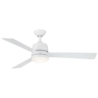 Wind River Joplin 52" Matte White Hardwired Wall Control Led Ceiling Fan