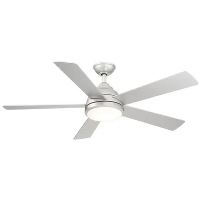 Wind River Neopolis 52" Painted Brushed Nickel Indoor/outdoor Ceiling Fan