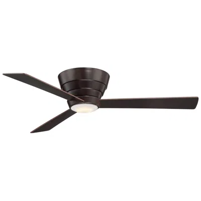 Wind River Niva 54" Oiled Bronze Flush Mount Ceiling Fan By
