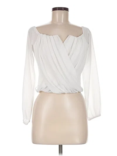 Pre-owned Windsor 3/4 Sleeve Blouse In Ivory